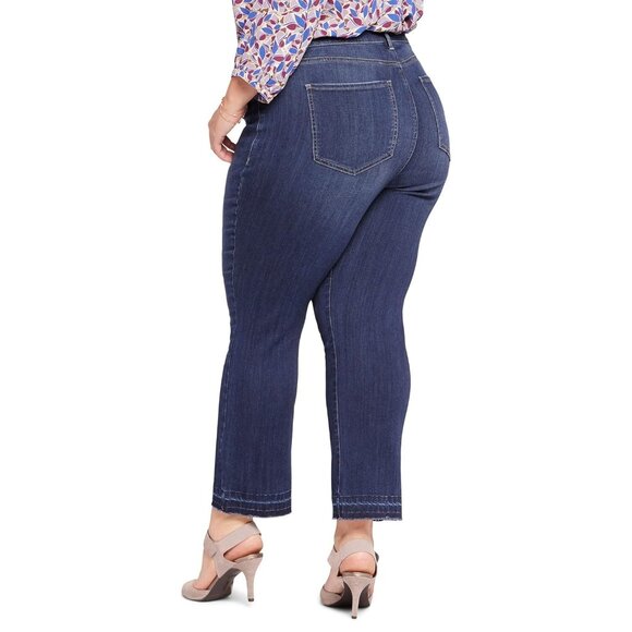 NYDJ Plus Size High-Rise Marilyn Ankle Release Hem in Wonderland ( 24W ) - Picture 2 of 4